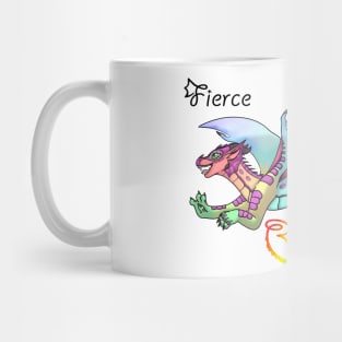 Extra Fierce Little Rainbow Mug